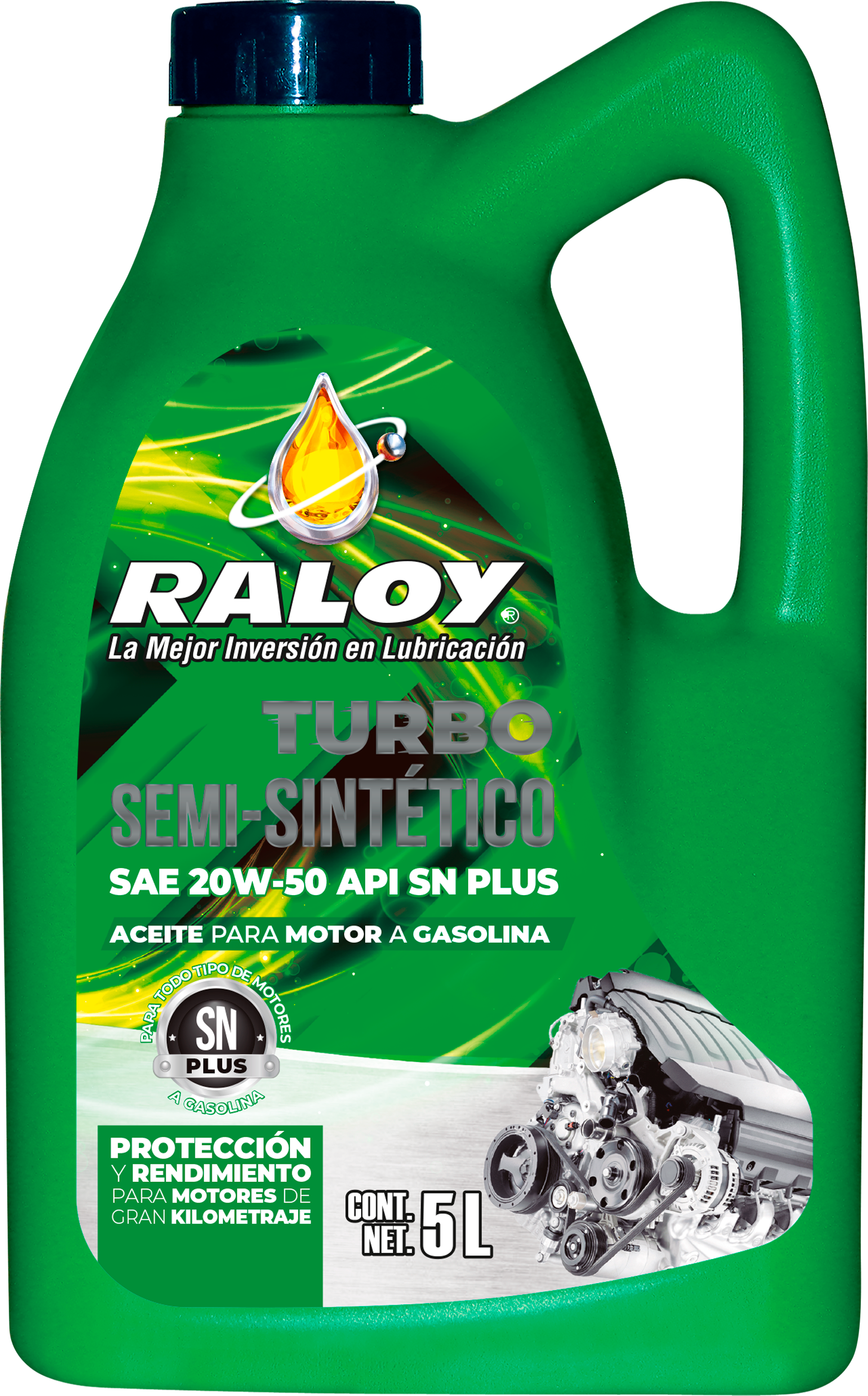 RALOY TURBO SEMISINTETICO API SN PLUS SAE 20W50