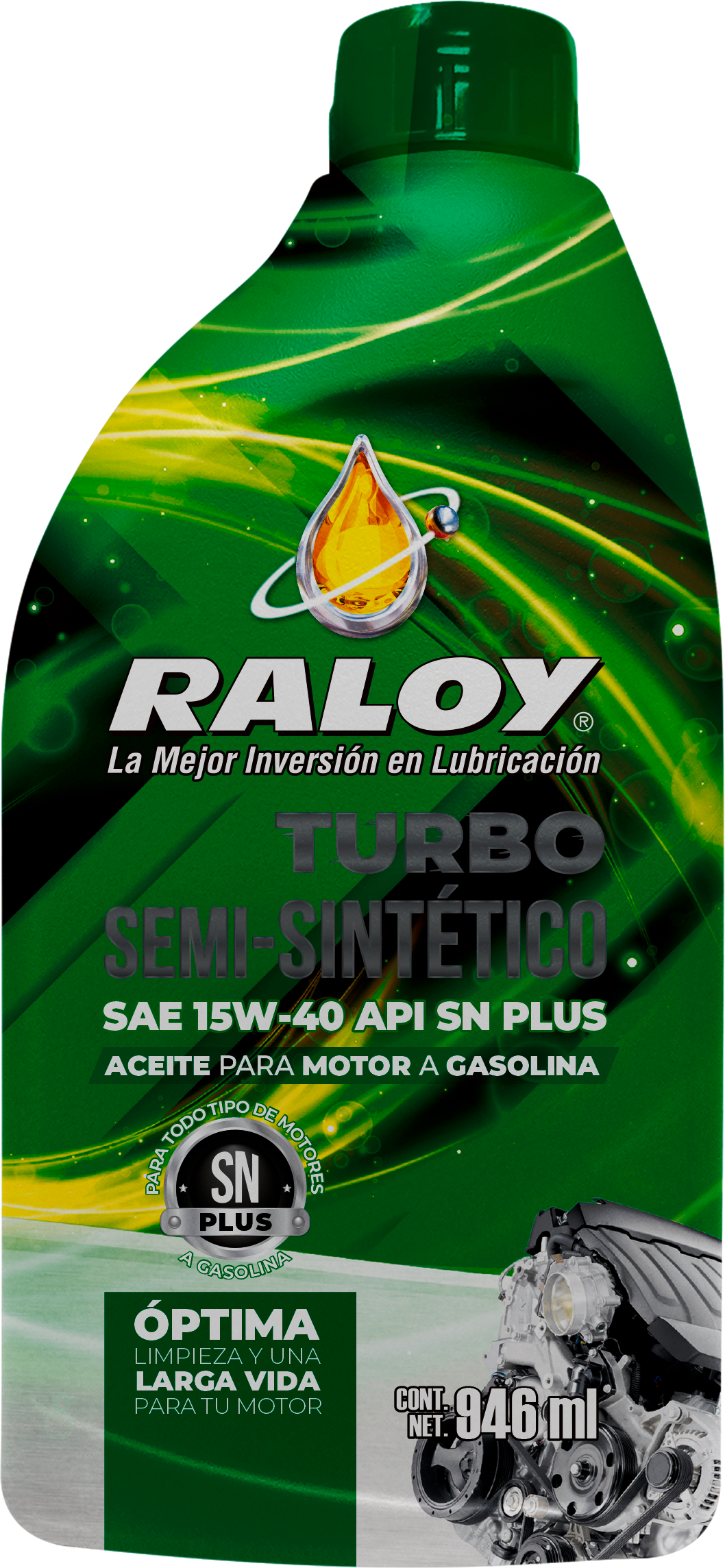 RALOY TURBO SEMISINTETICO API SN PLUS SAE 15W40
