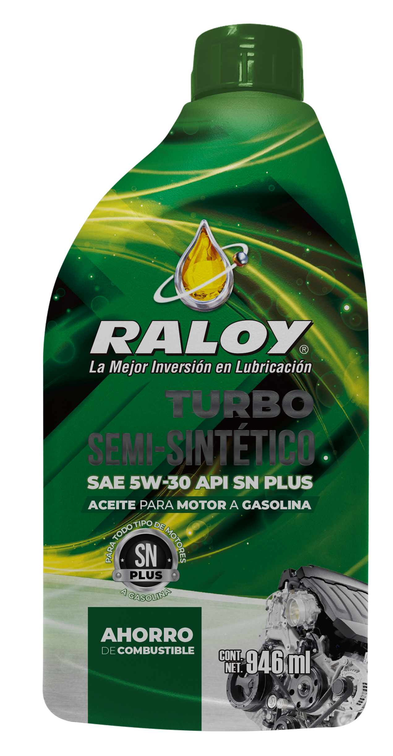 RALOY TURBO SEMISINTÉTICO 5W-30 SN PLUS